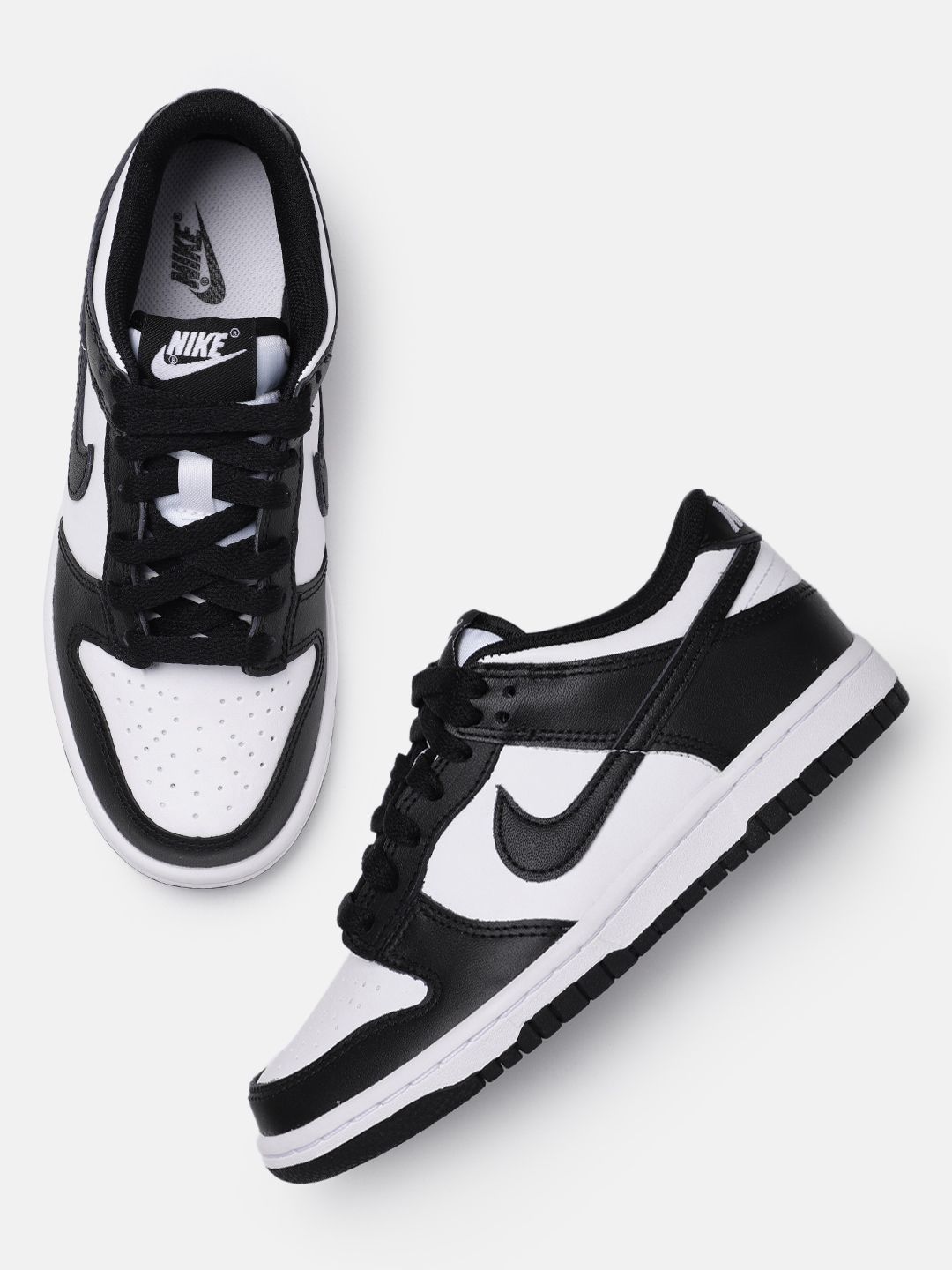 Nike Boys Perforations Dunk Low (GS) Regular Sneakers-picture-14