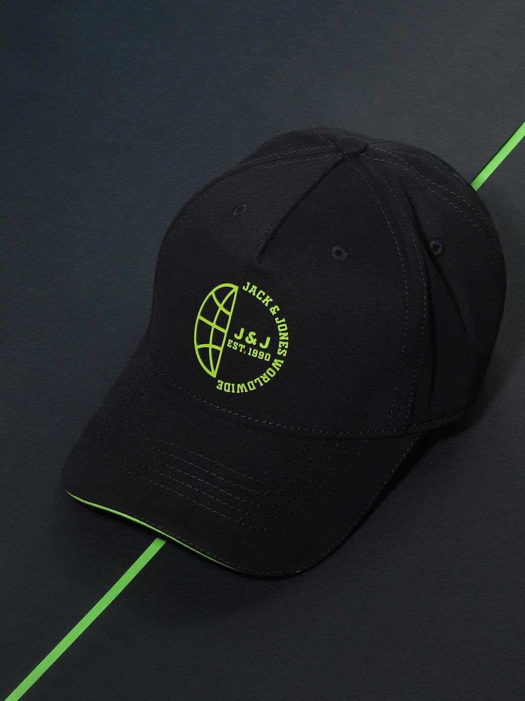 Jack & Jones Men Printed Cotton Baseball Cap-image-41