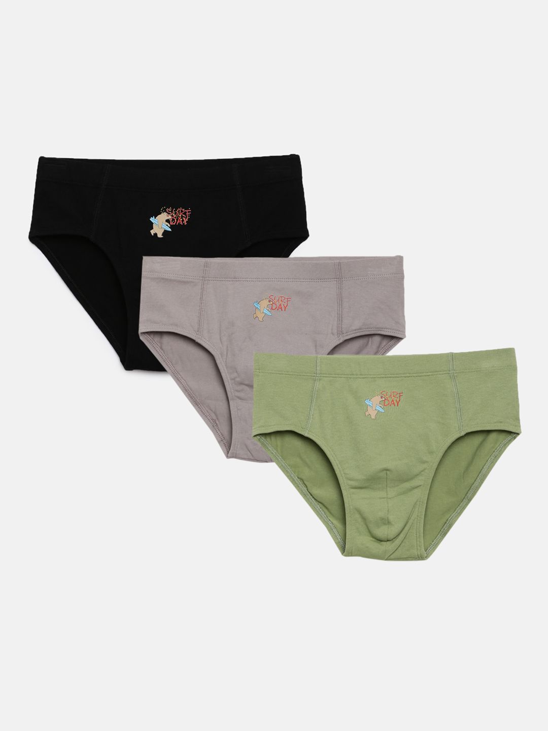 mackly Boys Pack Of 3 Printed Basic Briefs-picture-32