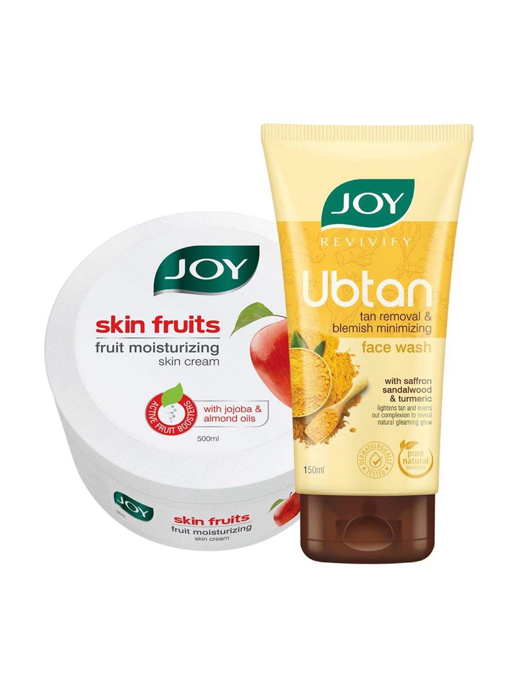 JOY Revivify Ubtan Face Wash 150ml & Skin Fruits Fruit Moisturizing Skin Cream 500ml-image-17