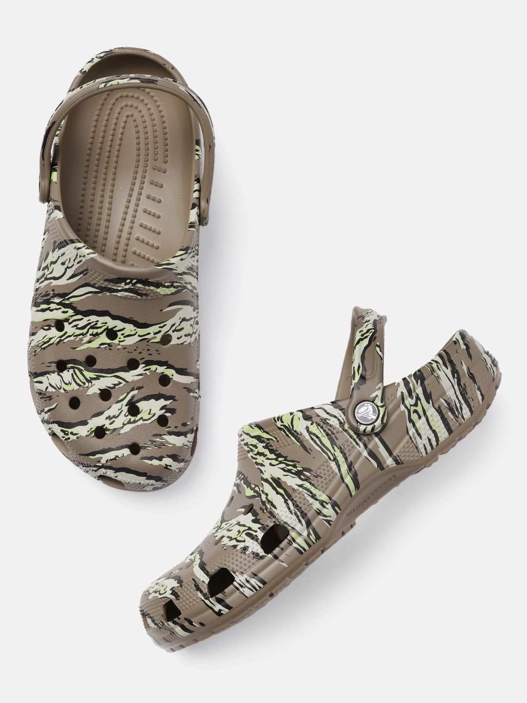 Crocs Unisex Camouflage Print Clogs