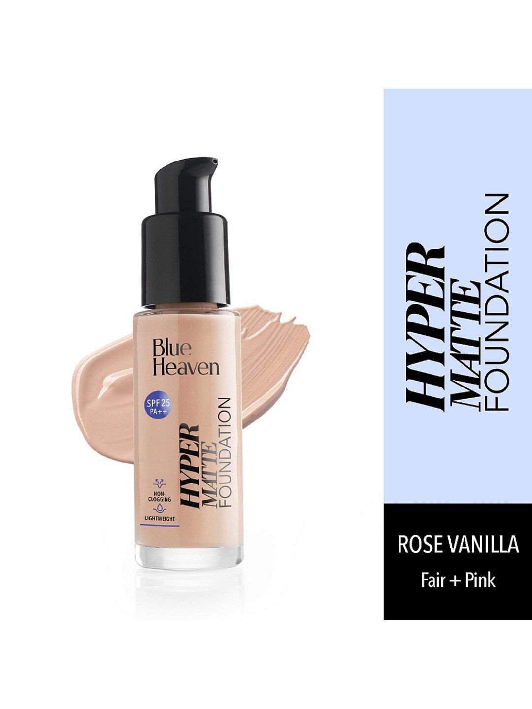 Blue Heaven SPF 25 PA++ Hypermatte Foundation 30 ml- Rose Vanilla 201-image-47