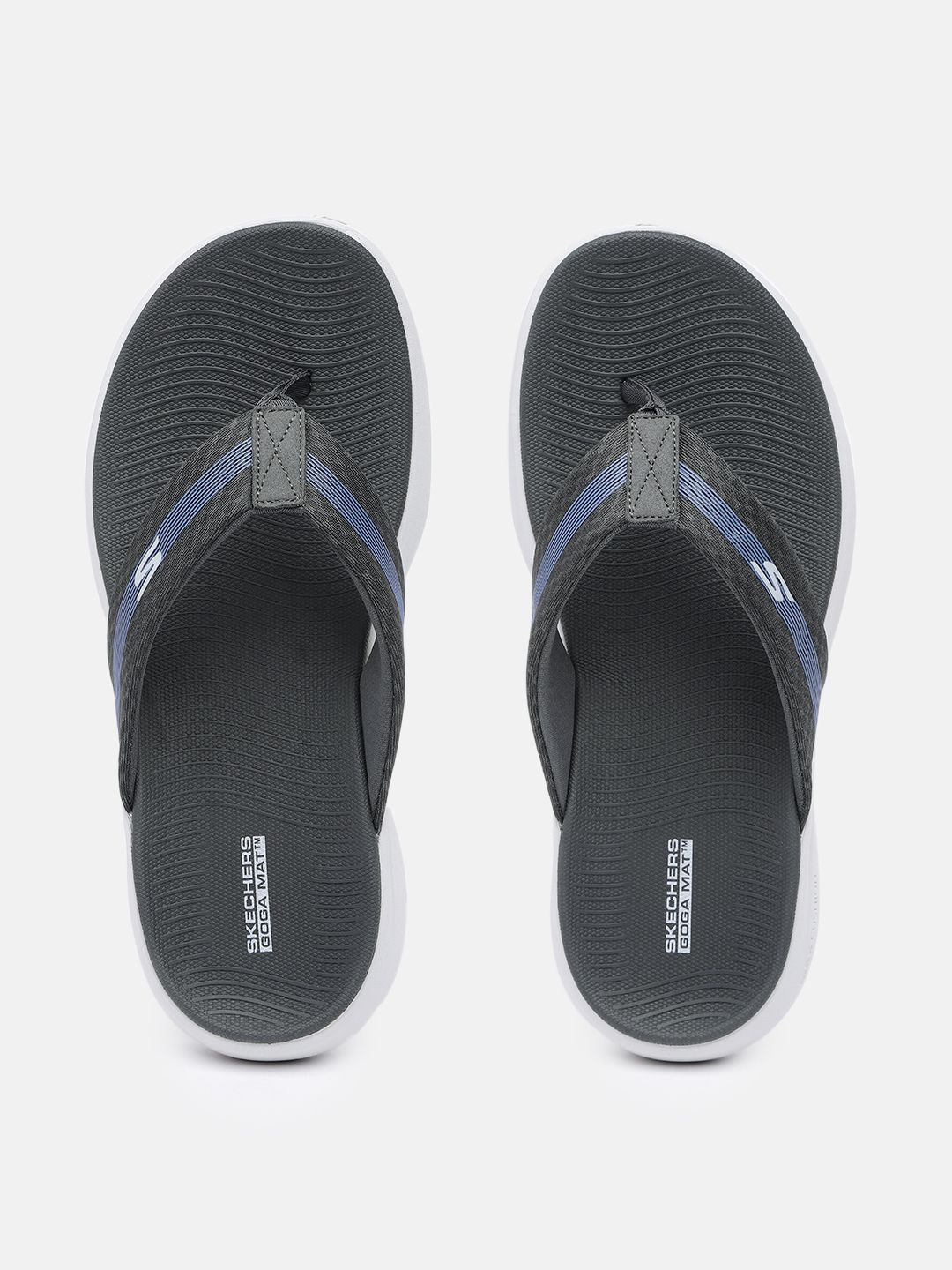 Skechers goga mat mens clearance flip flops