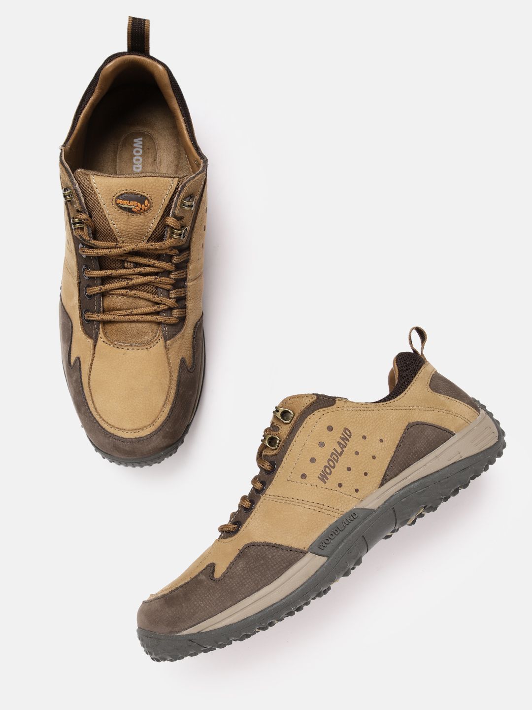 Woodland Men Nubuck Leather Sneakers-picture-43