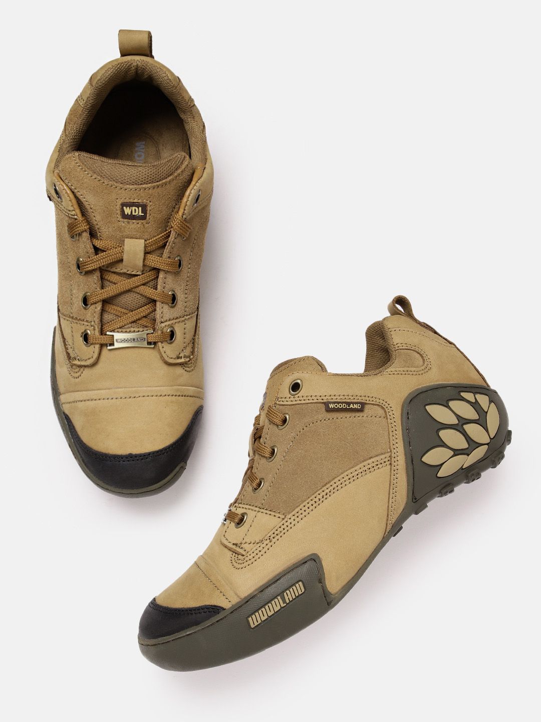 Woodland men's discount nubuck leather sneakers