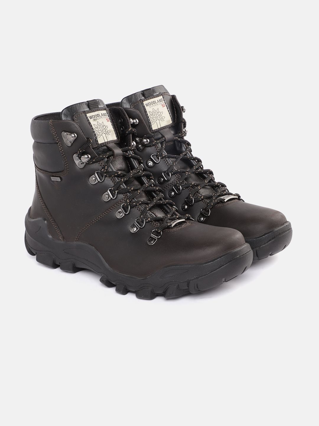 Woodland Men Mid-Top Leather Regular Boots