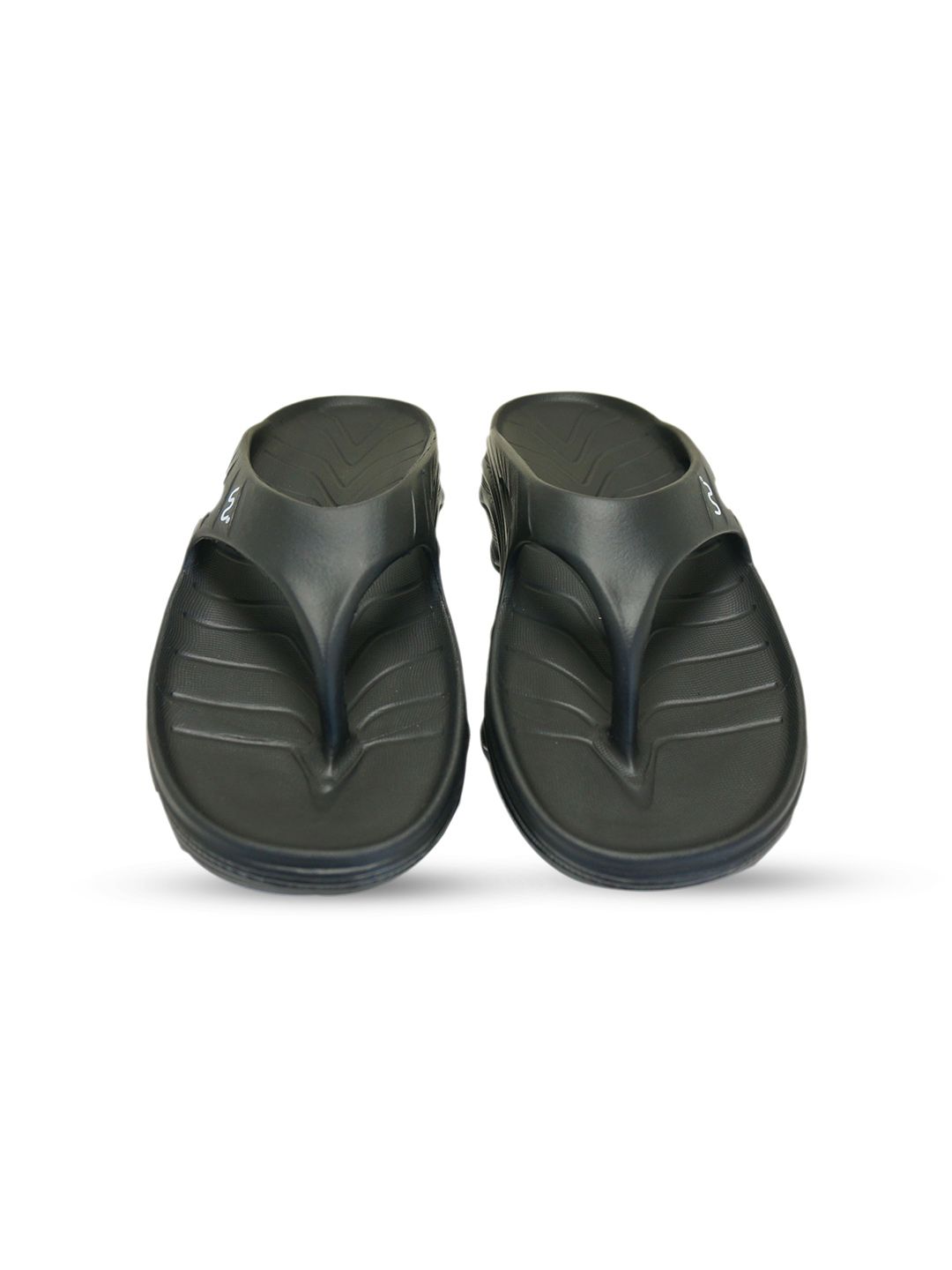 Doubleu Men Black Rubber Thong Flip-Flops-picture-21