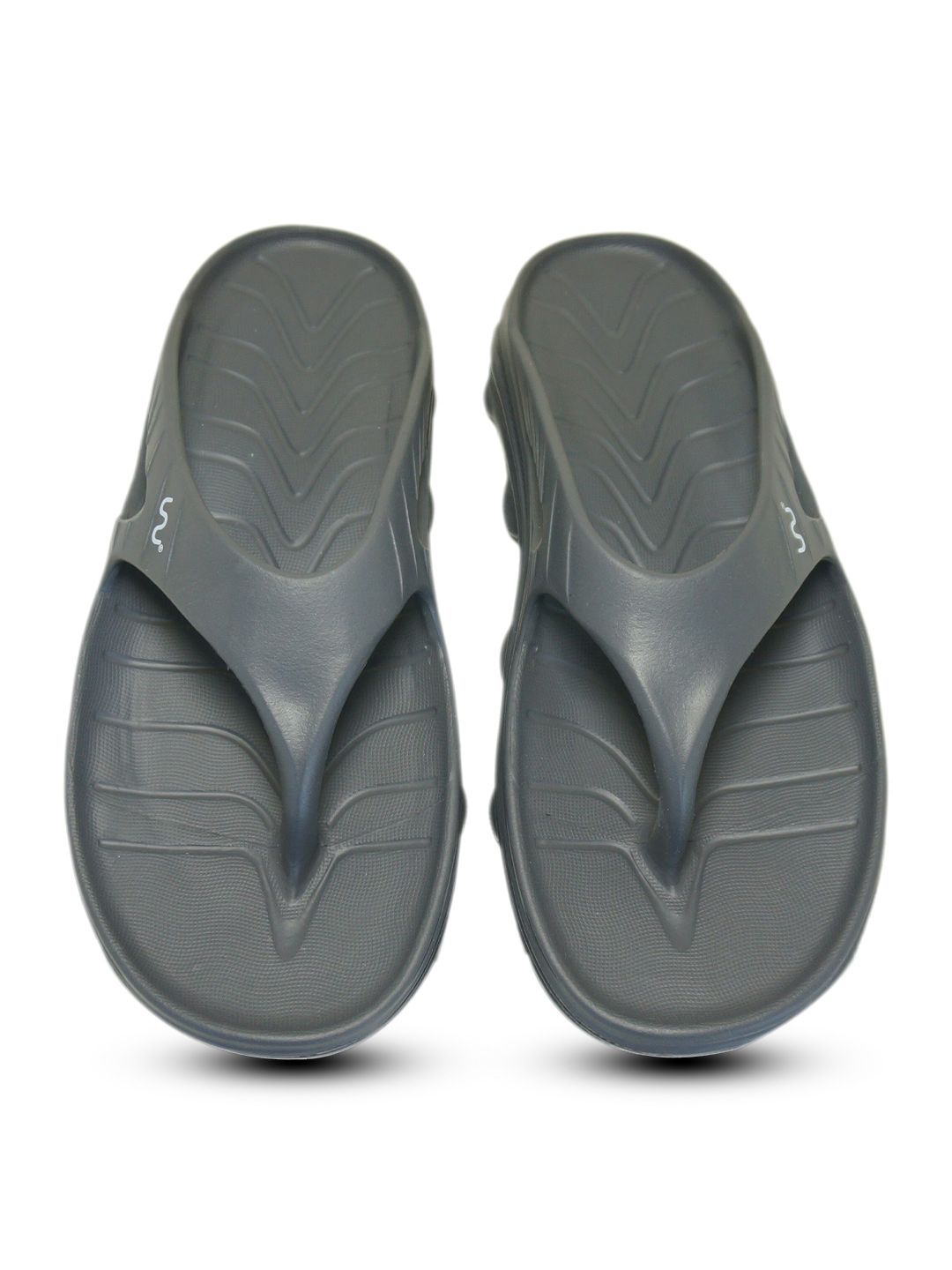Doubleu Men Grey Rubber Thong Flip-Flops-picture-31