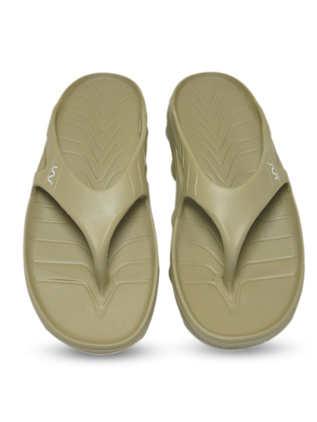 Doubleu Men Khaki Rubber Thong Flip-Flops-picture-58