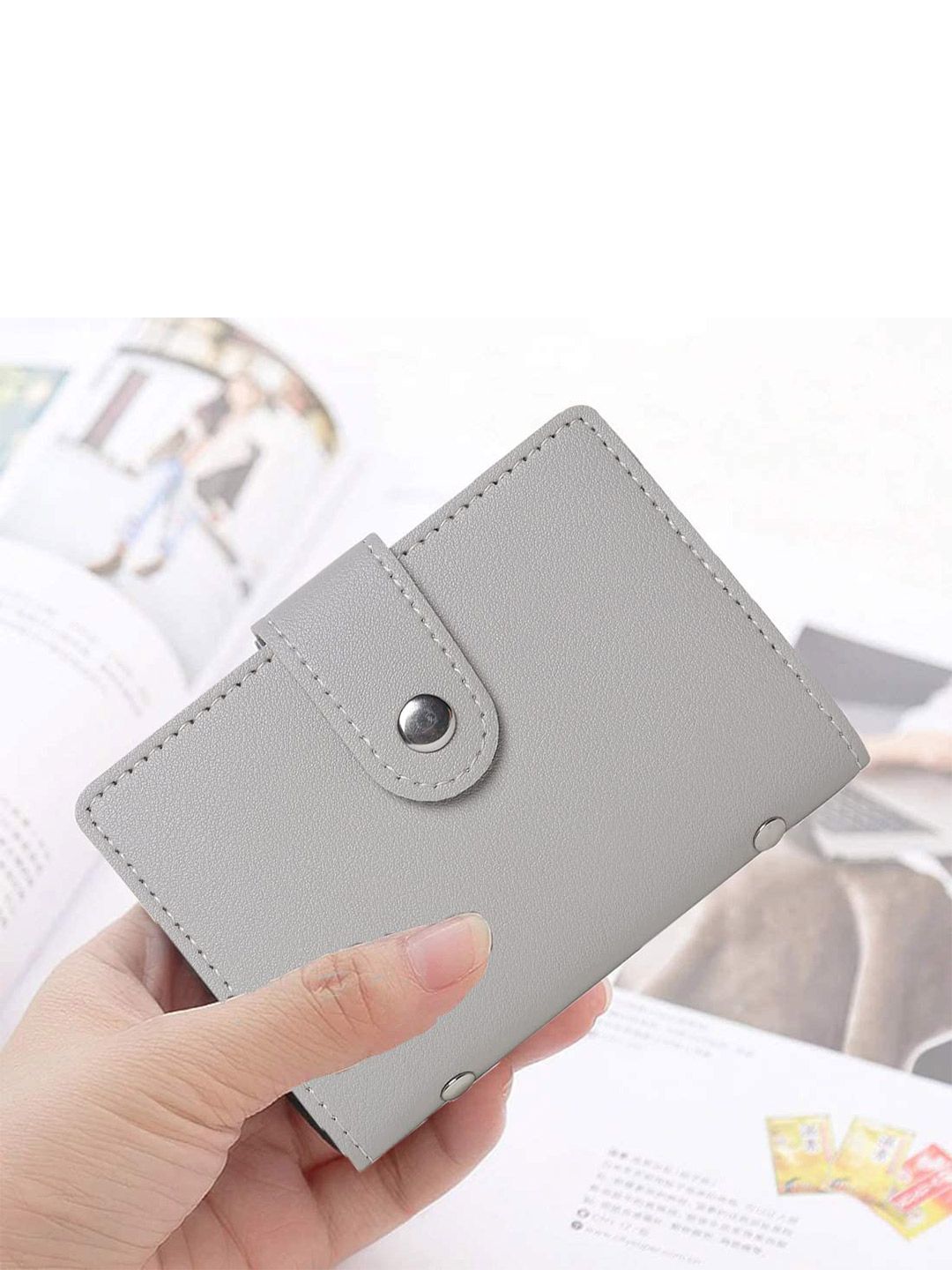 StealODeal Silver-Toned Card Holder-picture-8