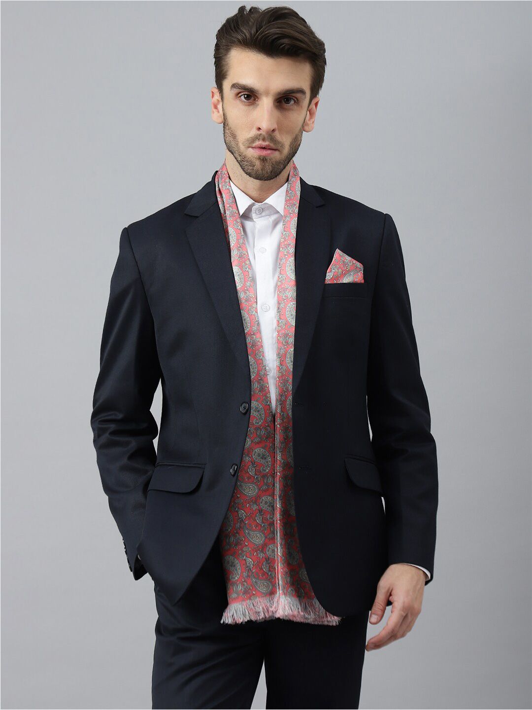 Tossido Men Printed Stole & Pocket Square-image-25