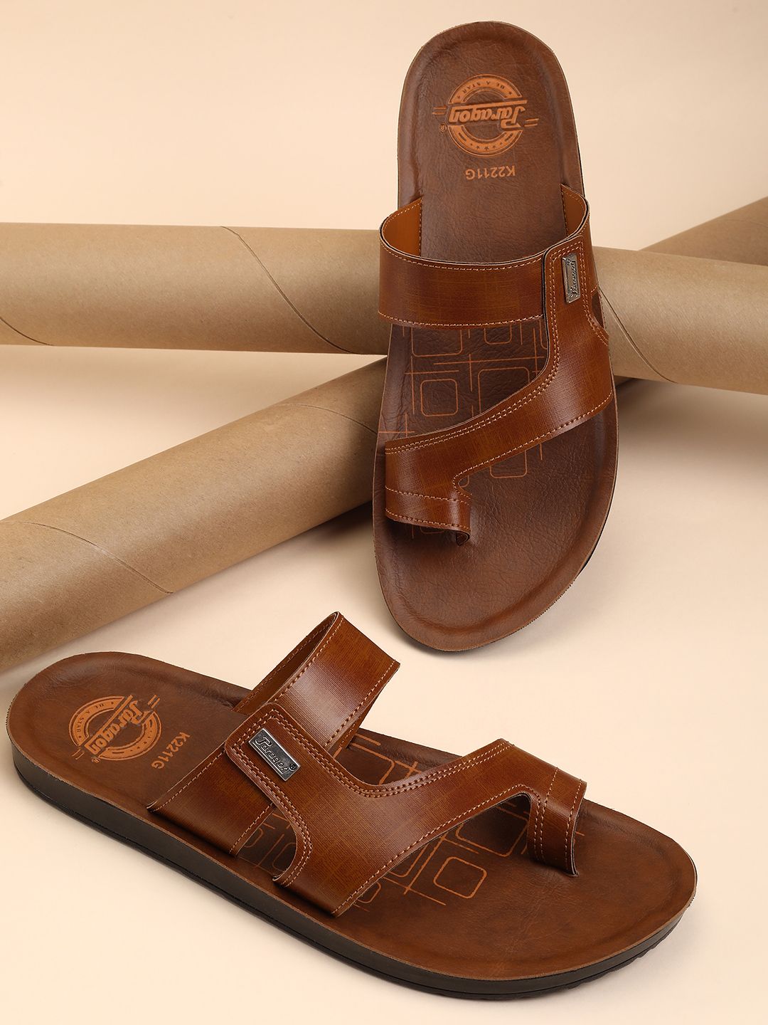 Paragon Men Solid Comfort Sandals-picture-23