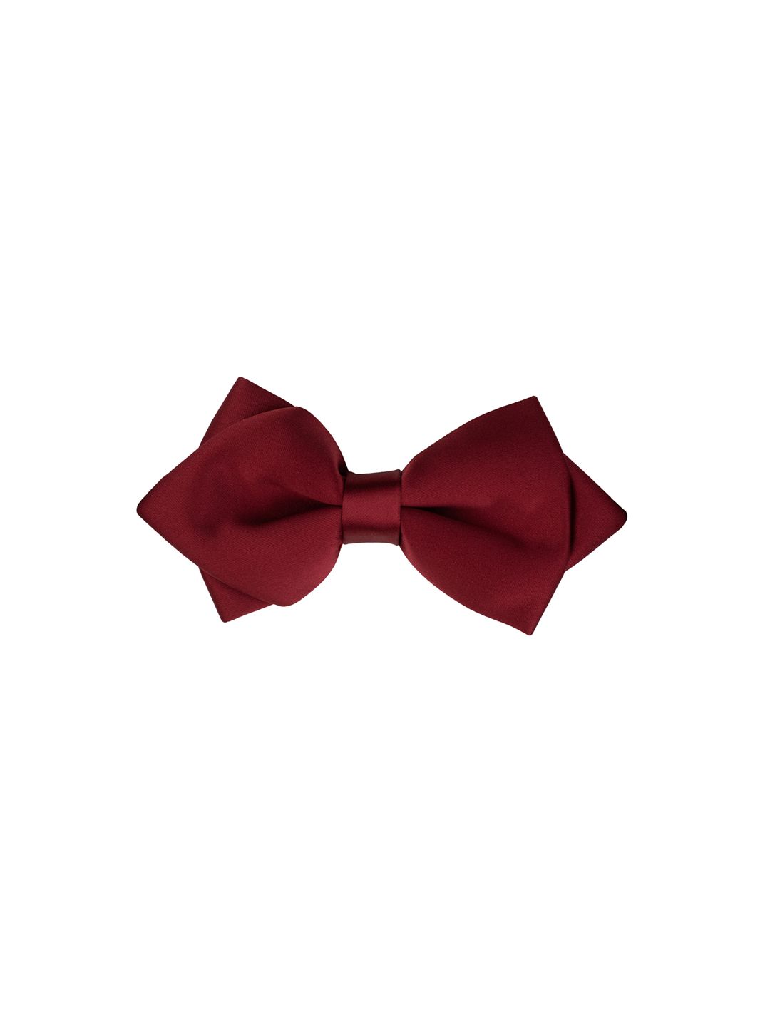 The Tie Hub Men Maroon Bow Tie-picture-23