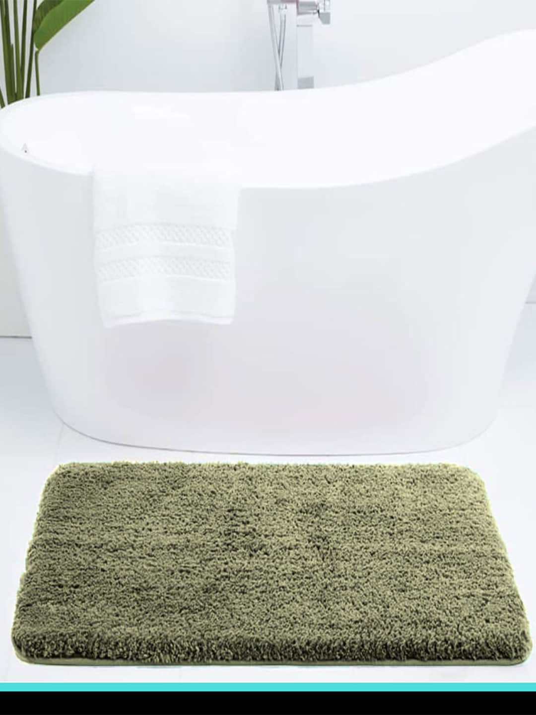 LUXEHOME INTERNATIONAL Vegas Green 2800 GSM Ultra Soft Microfiber Anti-Skid Bath Rug-image-14