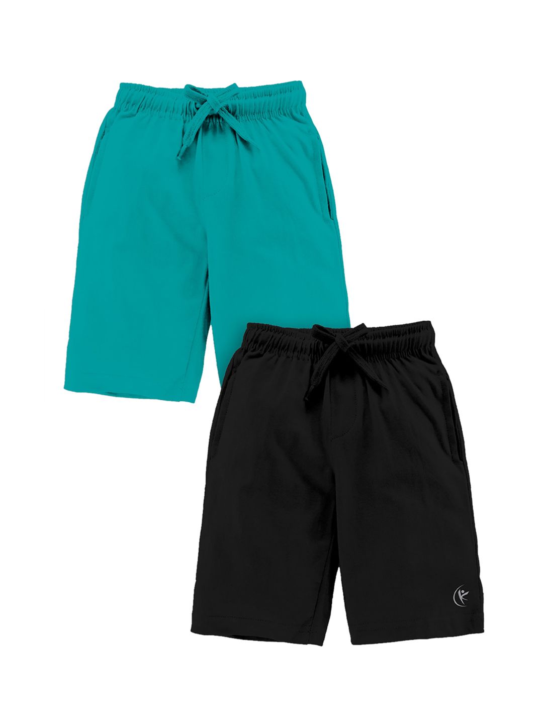 KiddoPanti Boys Pack Of 2 Knit Knee length Shorts-picture-32