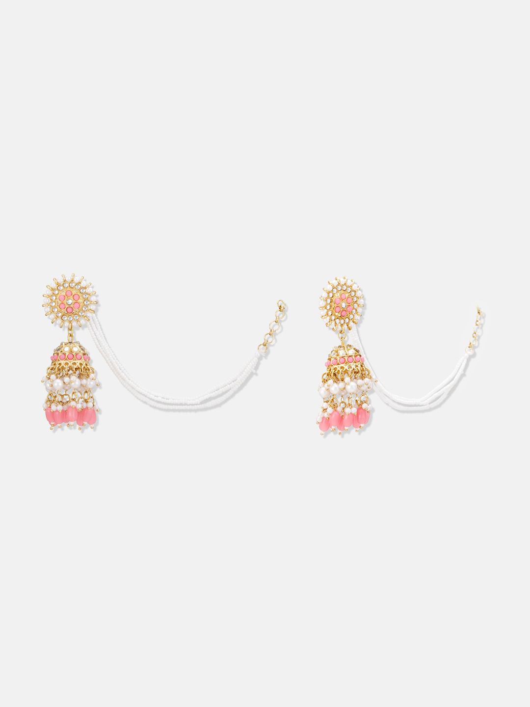 ATIBELLE Floral Jhumkas Earrings