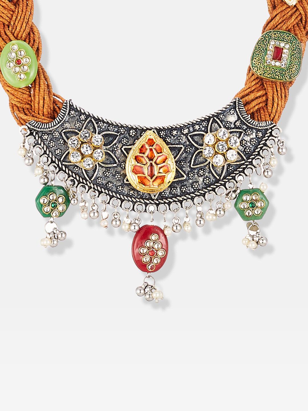 ATIBELLE German Silver-Plated Necklace