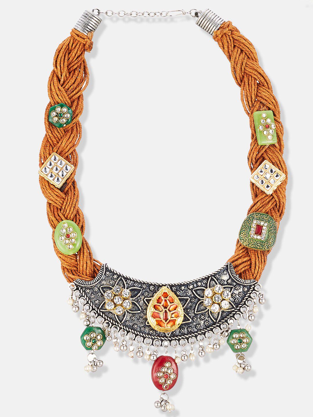 ATIBELLE German Silver-Plated Necklace