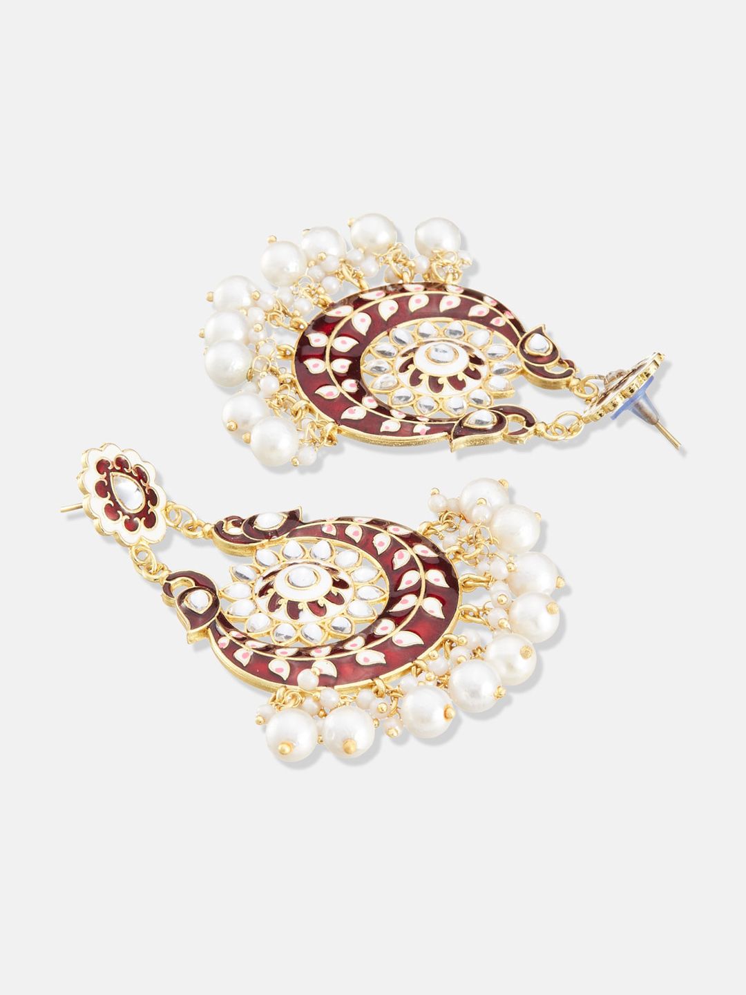 ATIBELLE Gold-Plated Classic Chandbalis Earrings