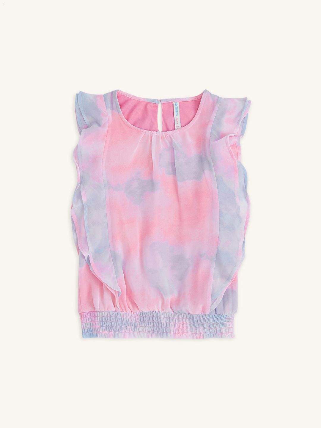 Pantaloons Junior Tie and Dye Print Blouson Top-picture-37