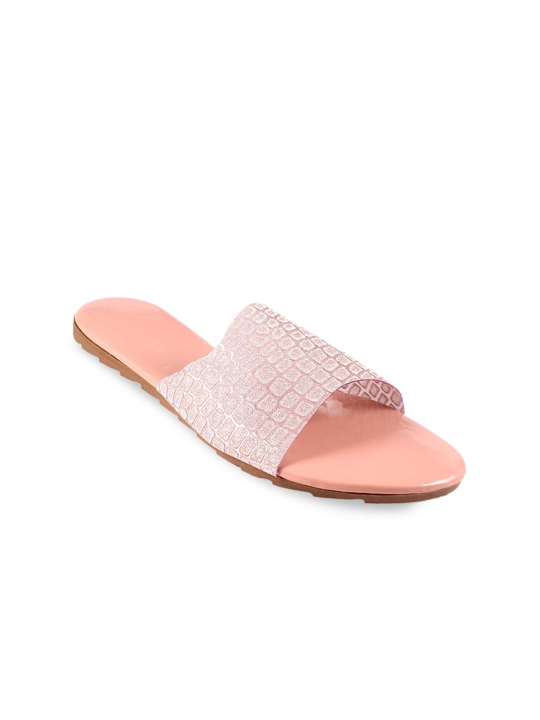 Apratim Women Textured Open Toe Flats-image-15