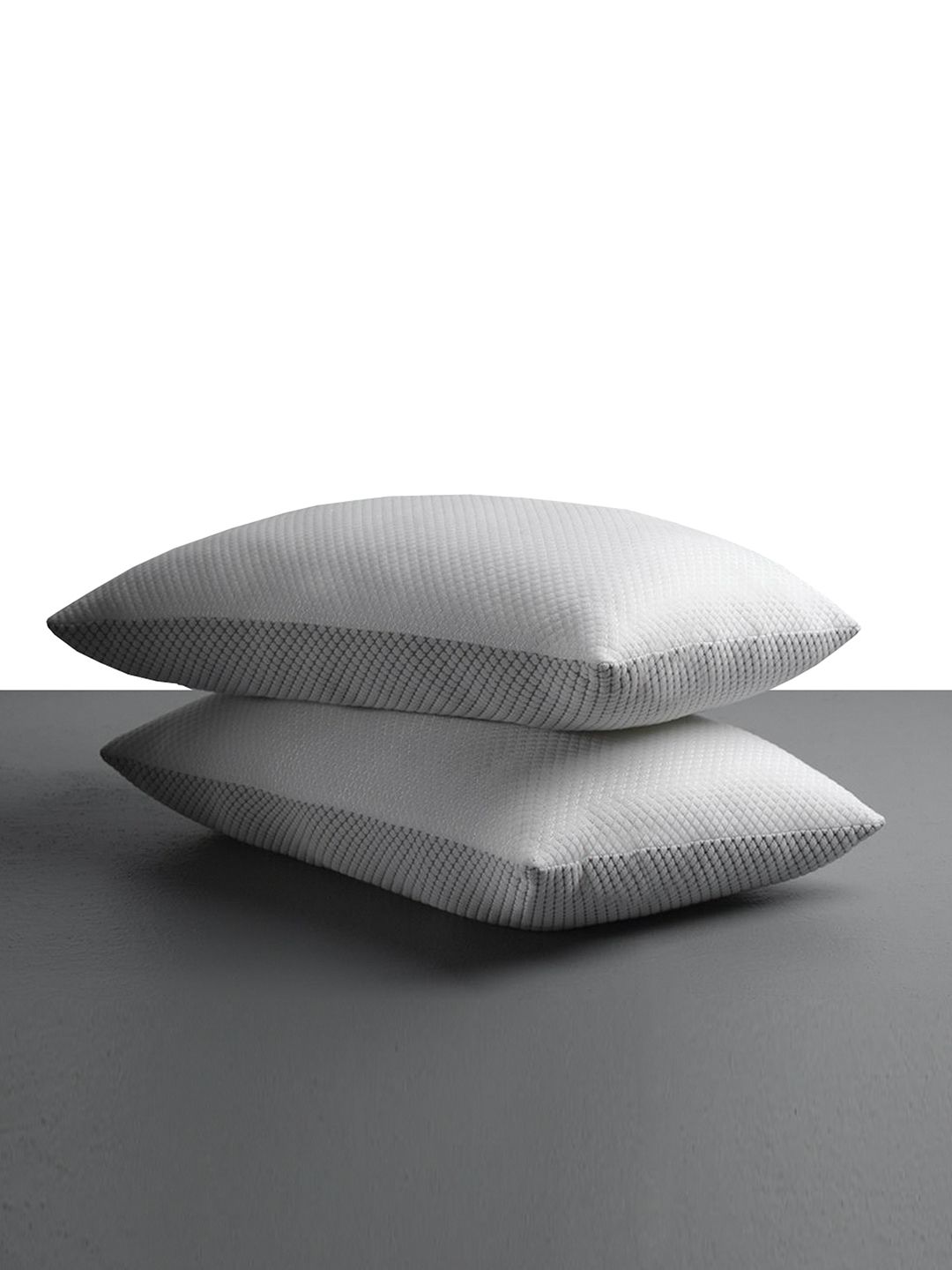 LA VERNE Set Of 2 White Embossed Sleep Pillows-image-26