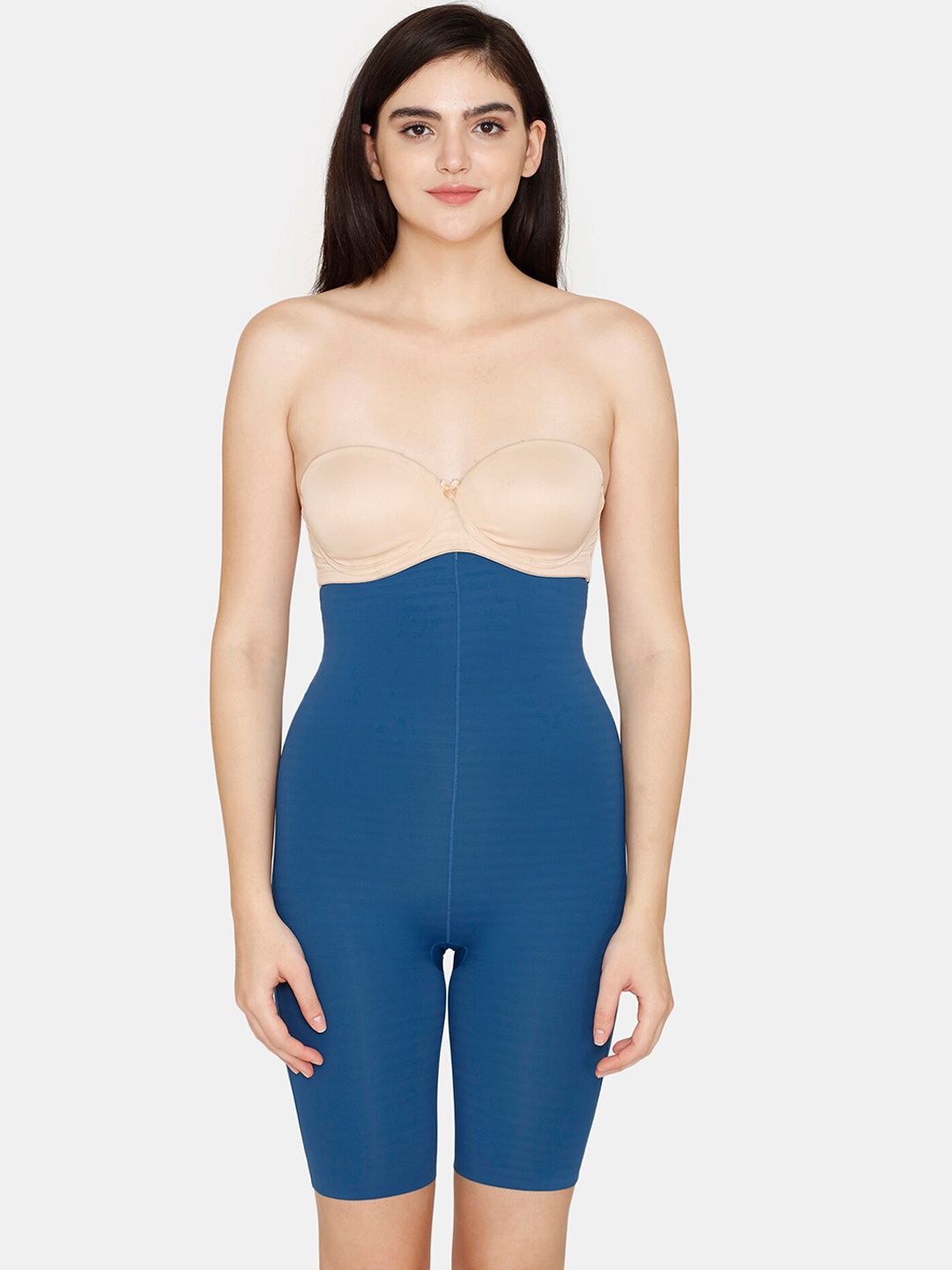 Zivame Women Solid High-Waisted Tummy & Thigh Shaper-picture-20