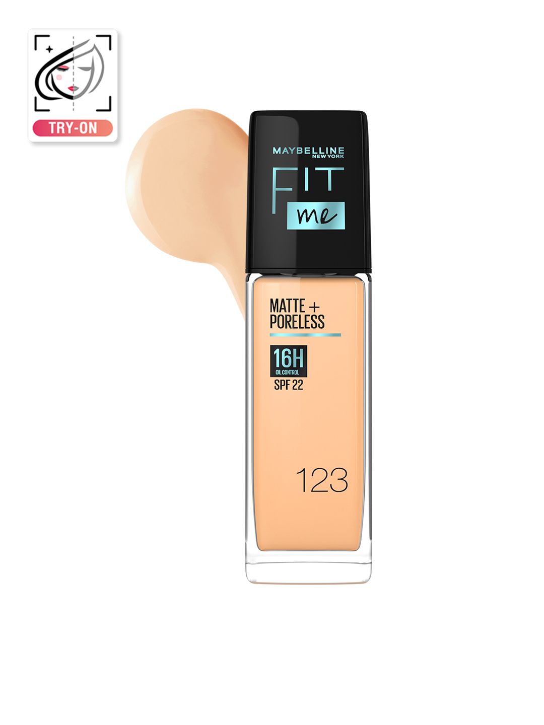 Maybelline New York Fit Me Matte+Poreless Liquid Foundation 30 ml - Soft Nude 123