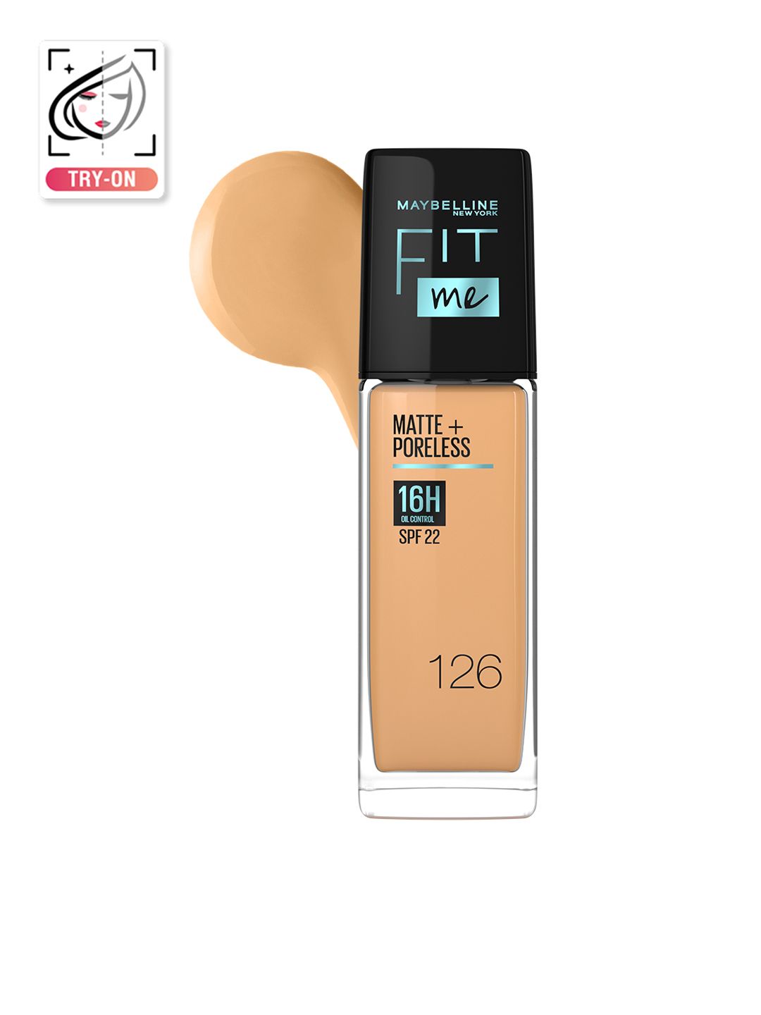 Maybelline New York Fit Me Matte+Poreless Liquid Foundation 30 ml - Light Pecan 126