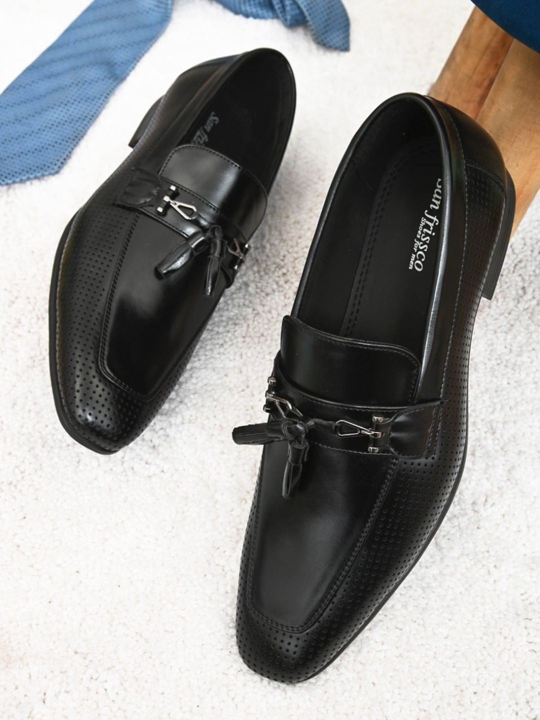 San Frissco Men Leather Formal Slip-Ons-picture-40