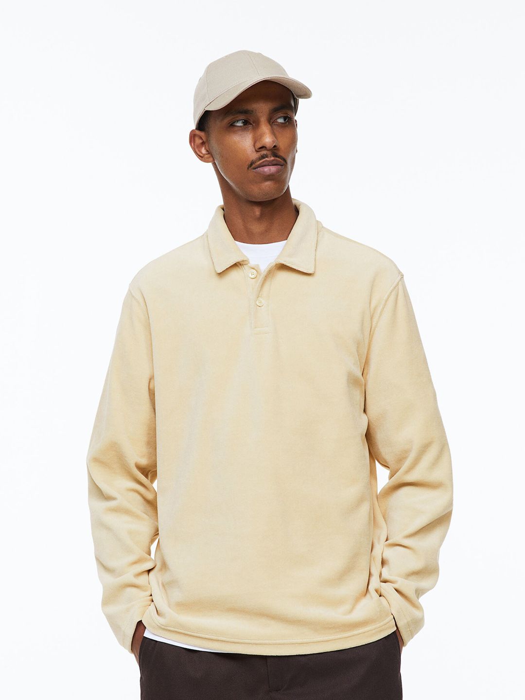 H&m men's discount long sleeve polo