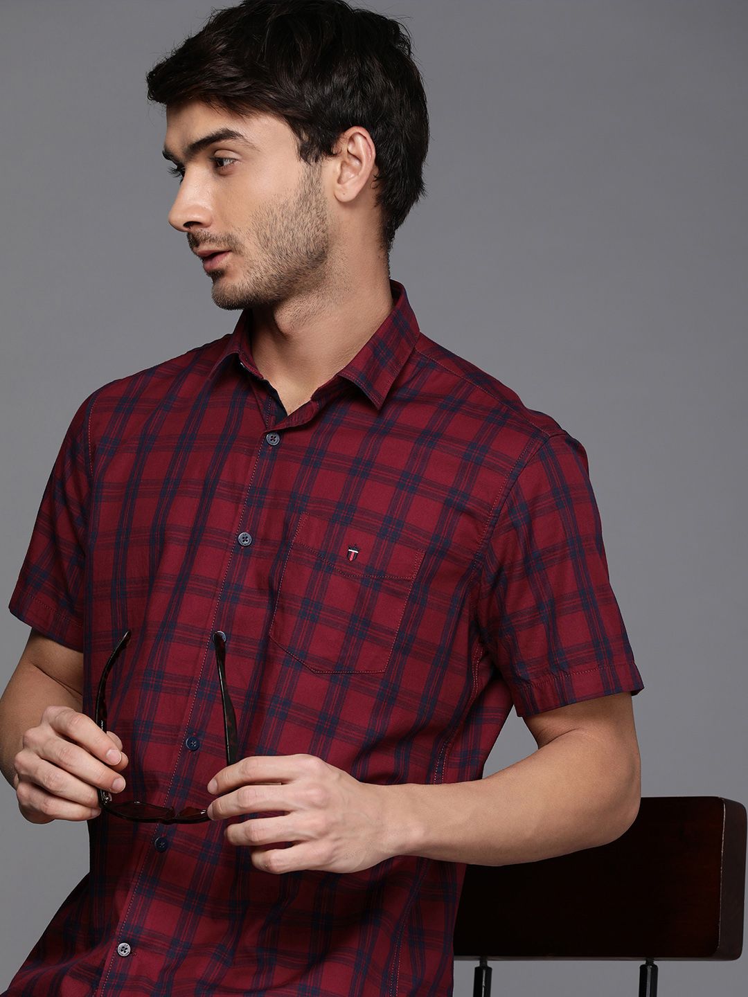 Louis Philippe Sport Checked Shirts - Buy Louis Philippe Sport