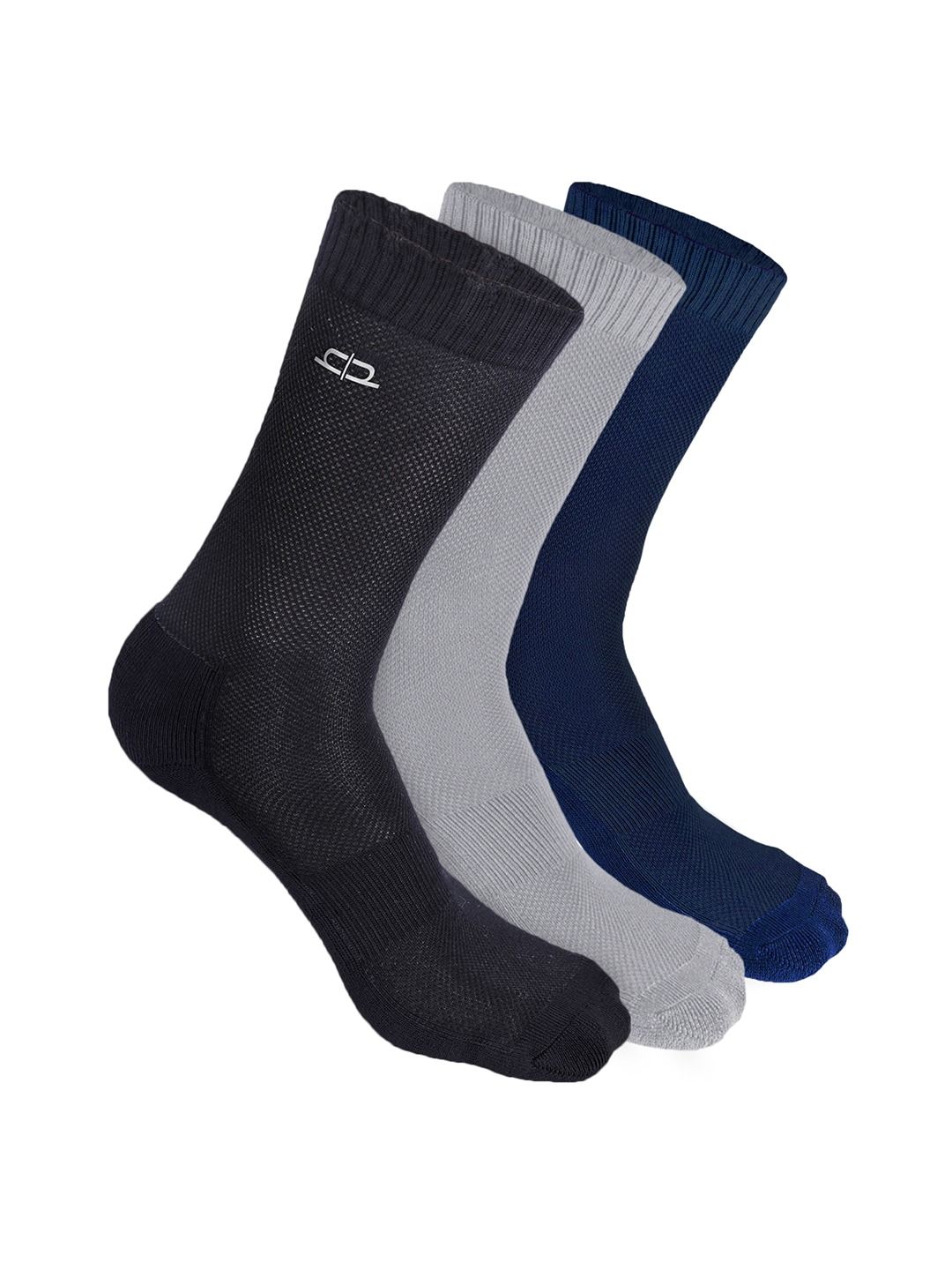 HEELIUM Odour-Free Breathable Bamboo Crew Length Formal Socks-picture-43
