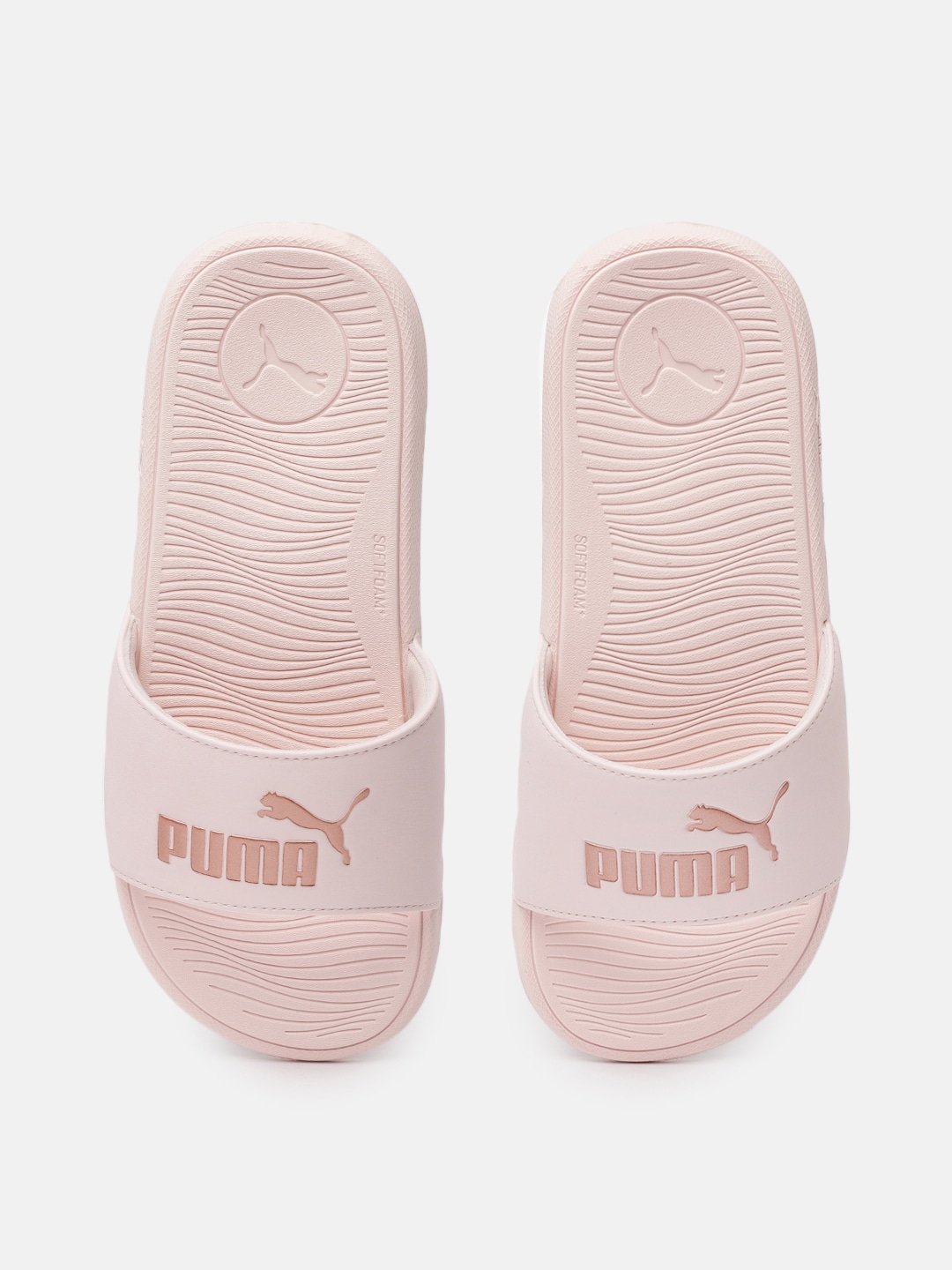 Puma Women Brand Logo Printed Sliders