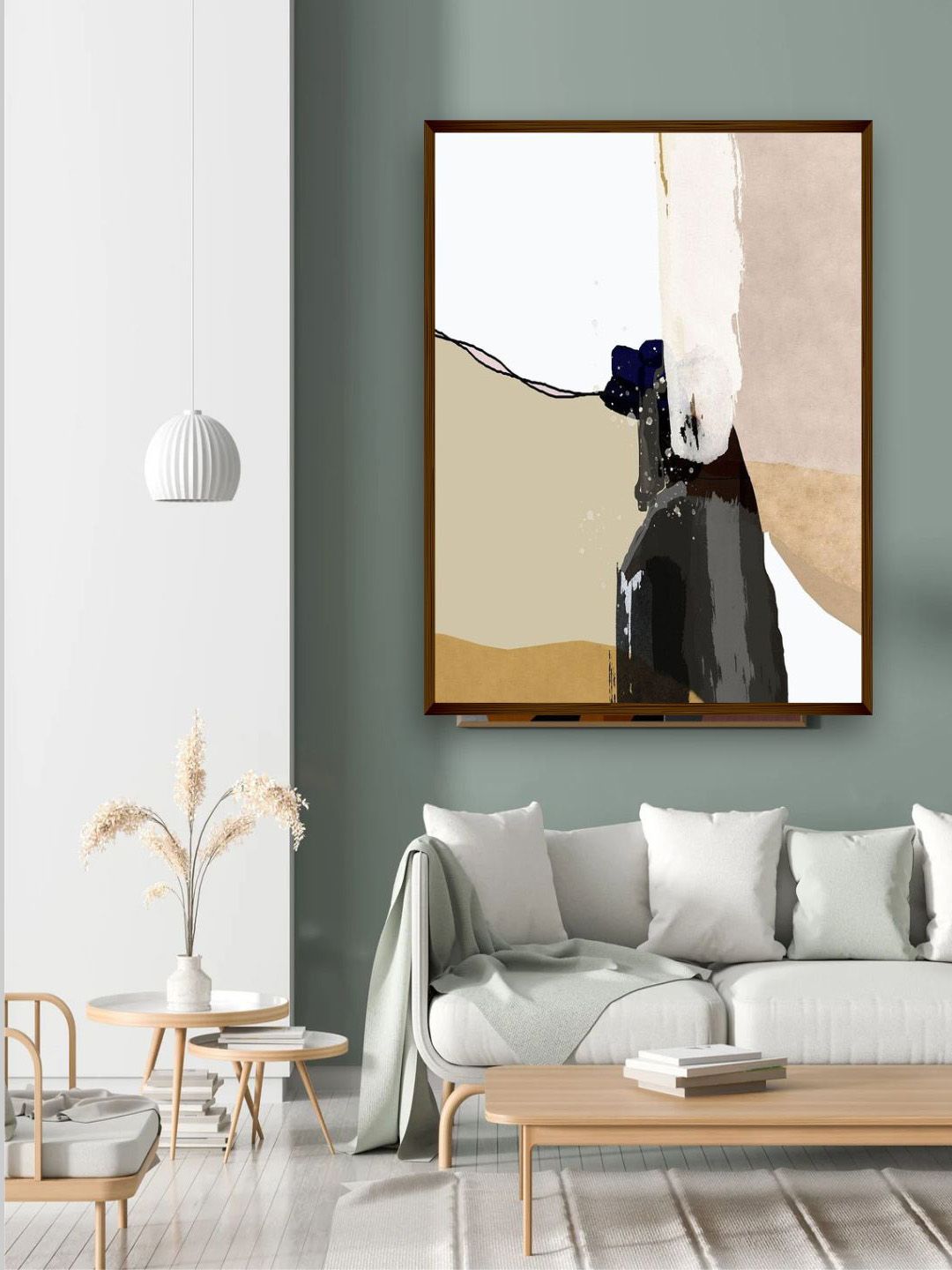 The Art House White & Grey Abstract Wall Art-picture-38