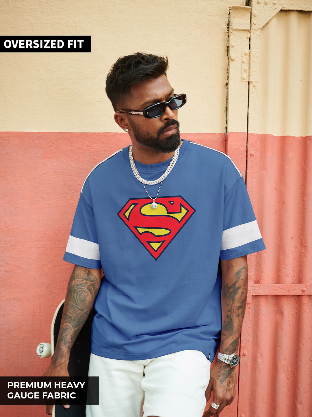 The Souled Store Superman Oversized T-Shirts