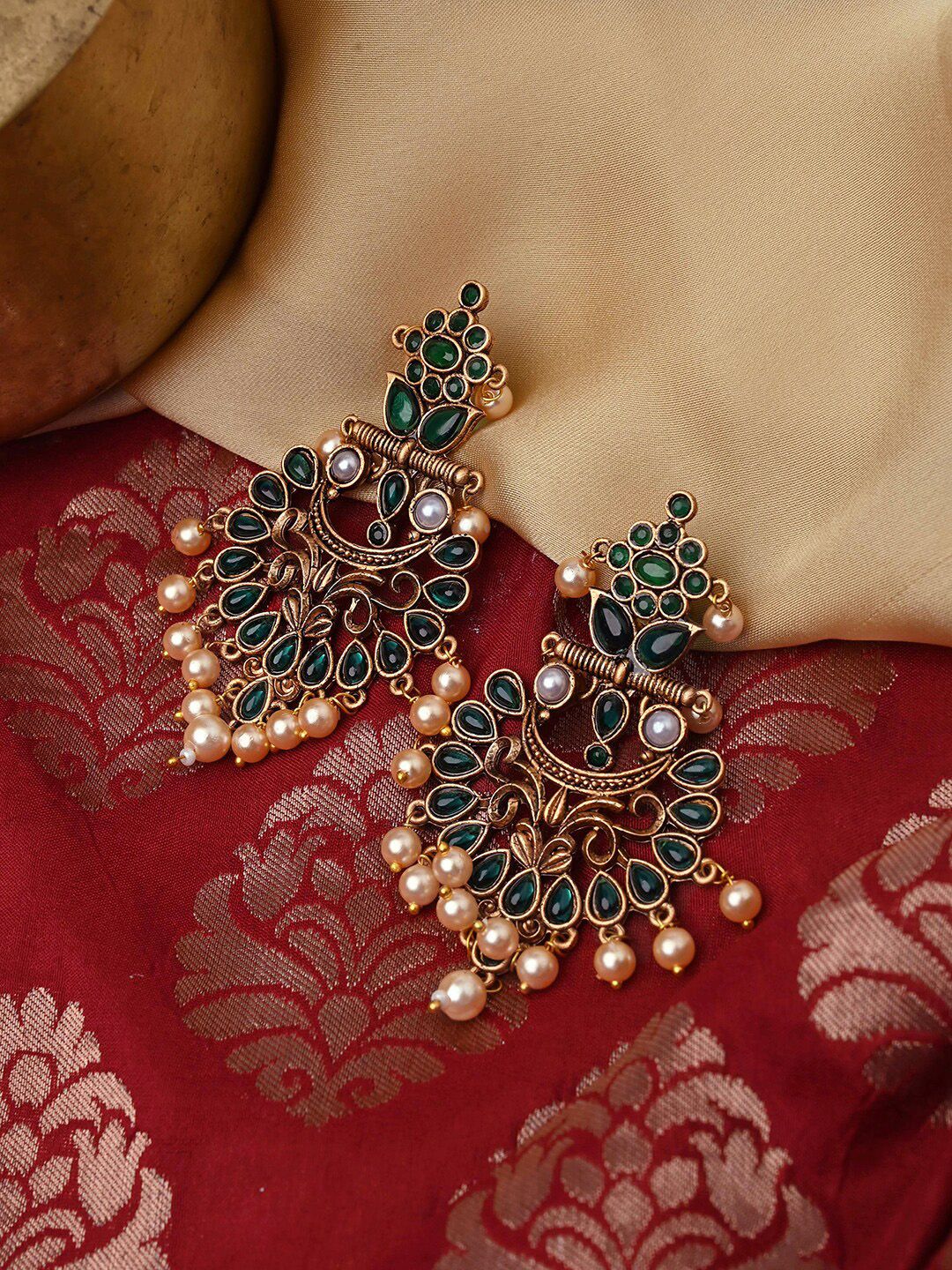 TEEJH Gold-Plated Classic Drop Earrings-picture-57