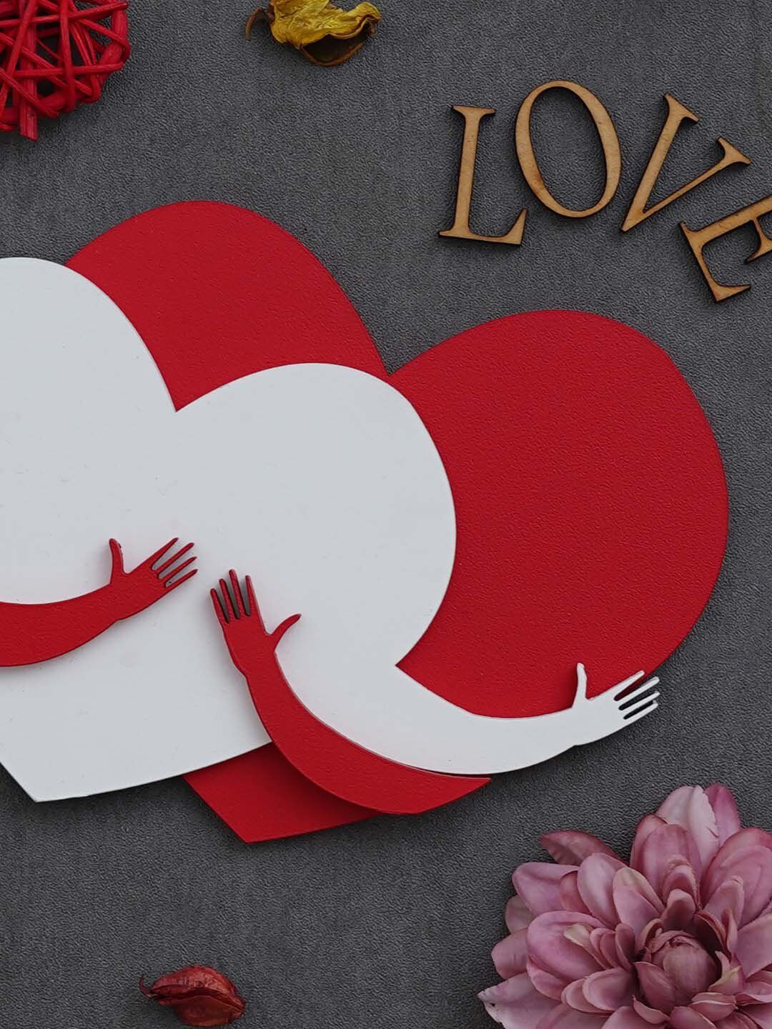 eCraftIndia Red and White Valentine Wooden Gift Set-image-39