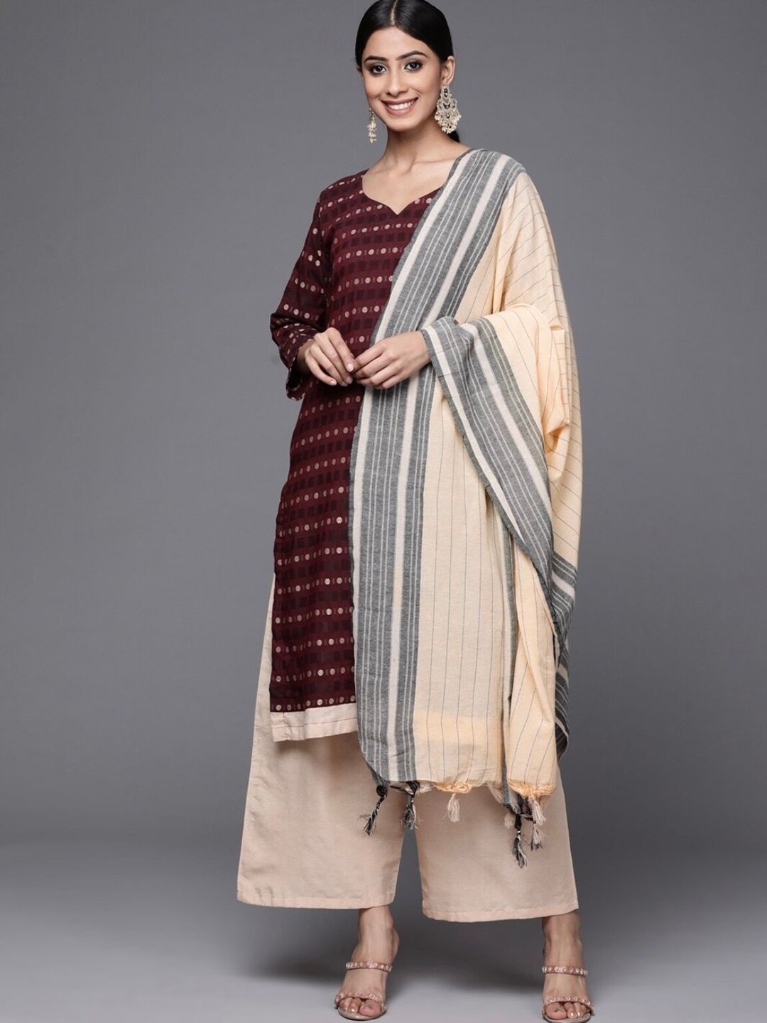 BCZ Style Printed Pure Cotton Kurta with Palazzos & With Dupatta-picture-53