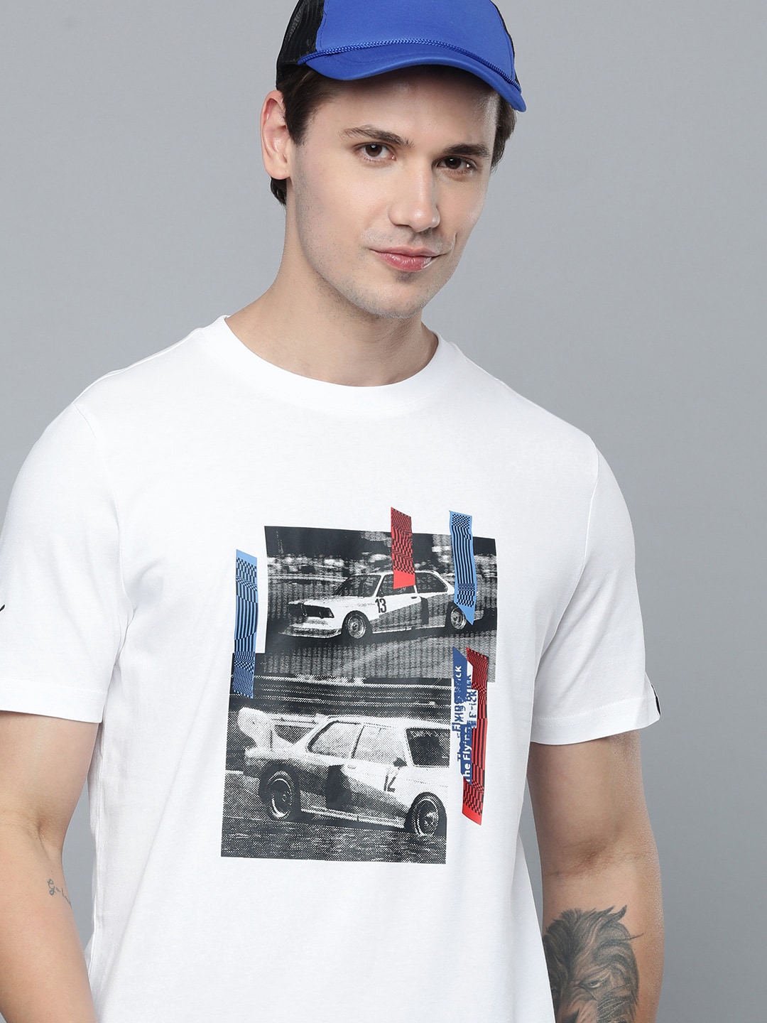 PUMA Motorsport BMW Car Graphic Printed Regular Fit Sustainable T-shirt