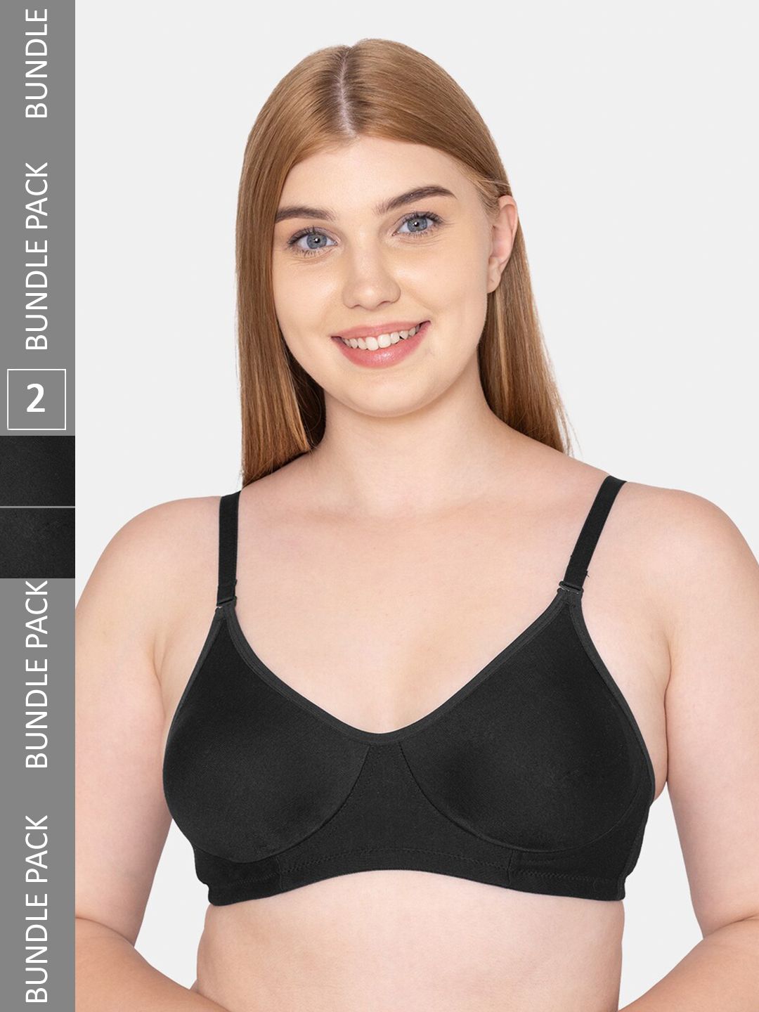 Tweens Women Pack of 2 Non Padded Every Day Seamless T-Shirt Bra