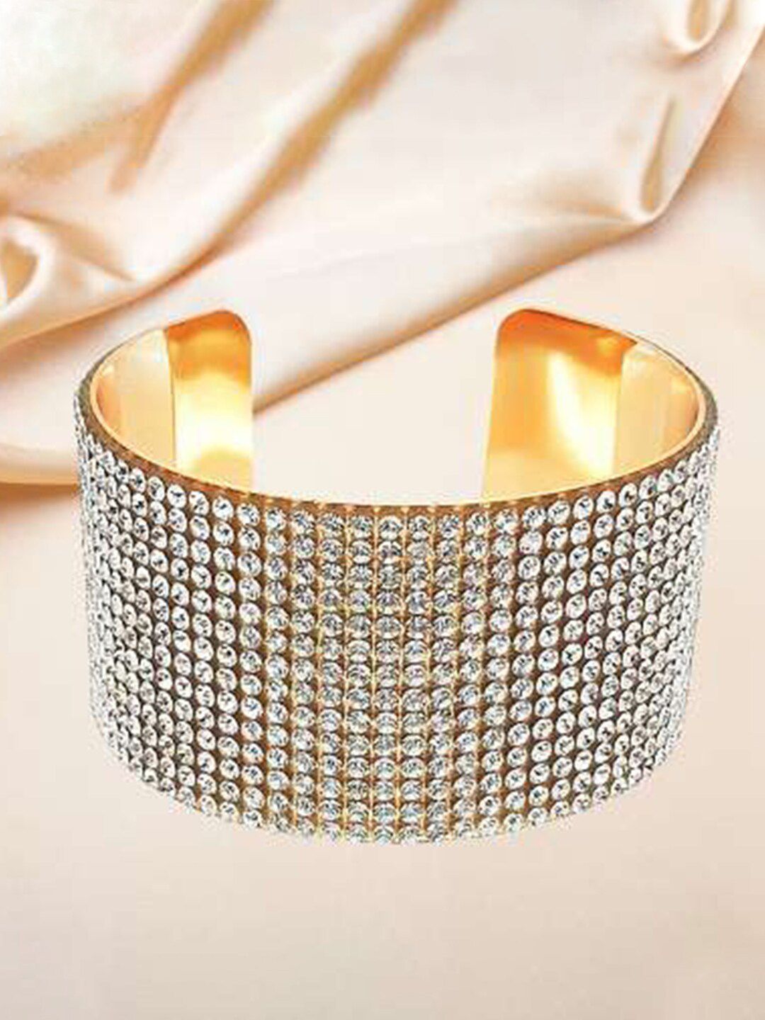 YouBella Women Gold-Plated Cuff Bracelet-picture-35
