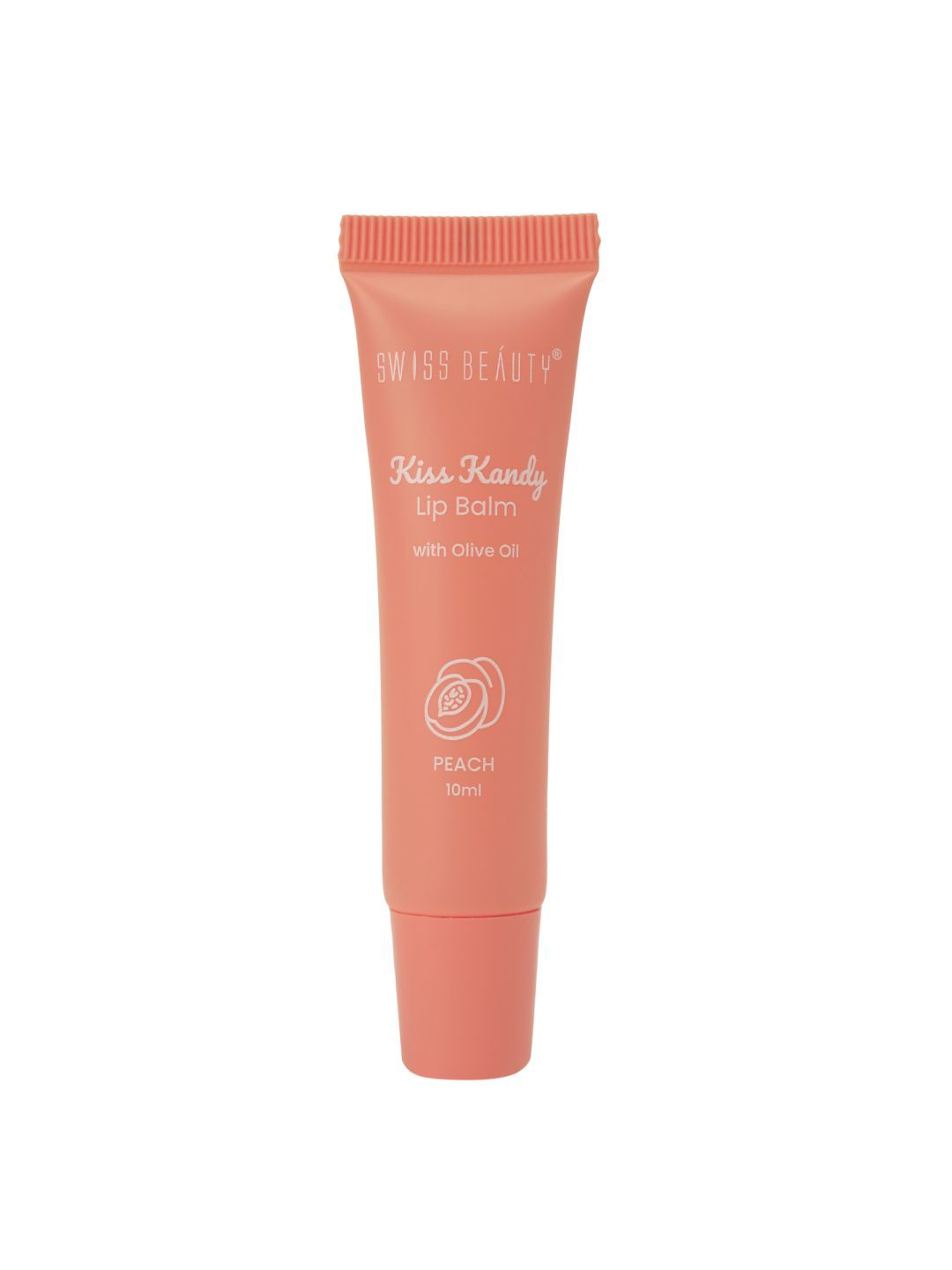 SWISS BEAUTY Kiss Kandy Tinted Lip Balm with Olive Oil & Vitamin E 10ml - Peach-picture-39