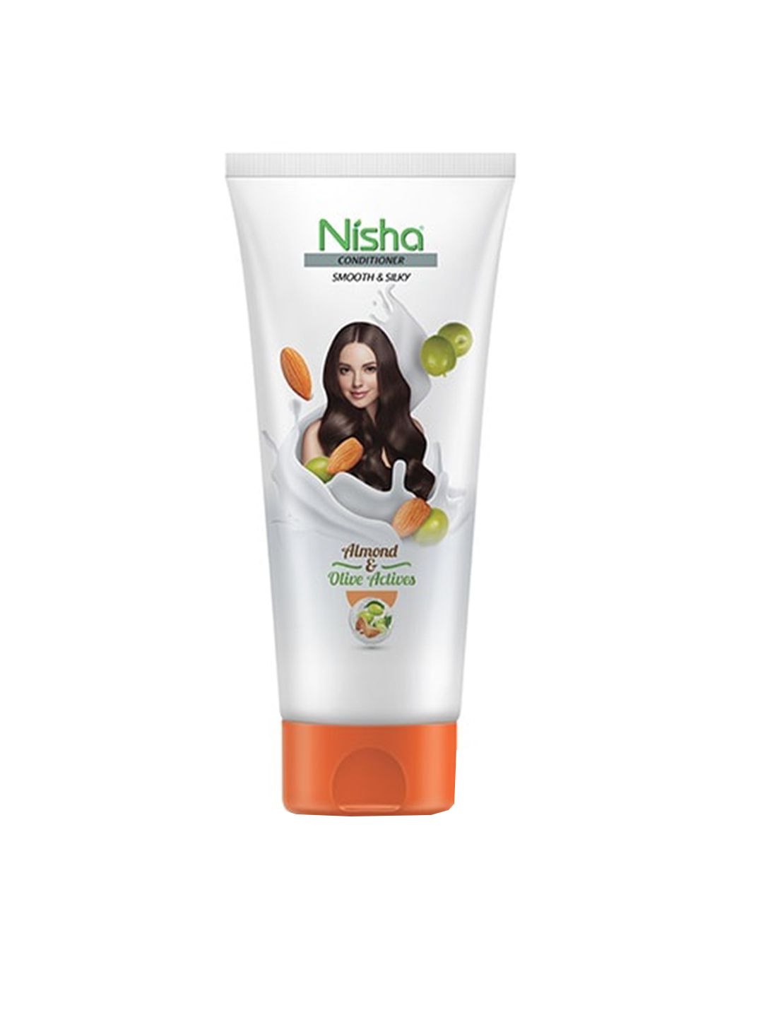 Nisha Smooth & Silky Hair Conditioner With Almond & Olive Active 180 ml-image-22