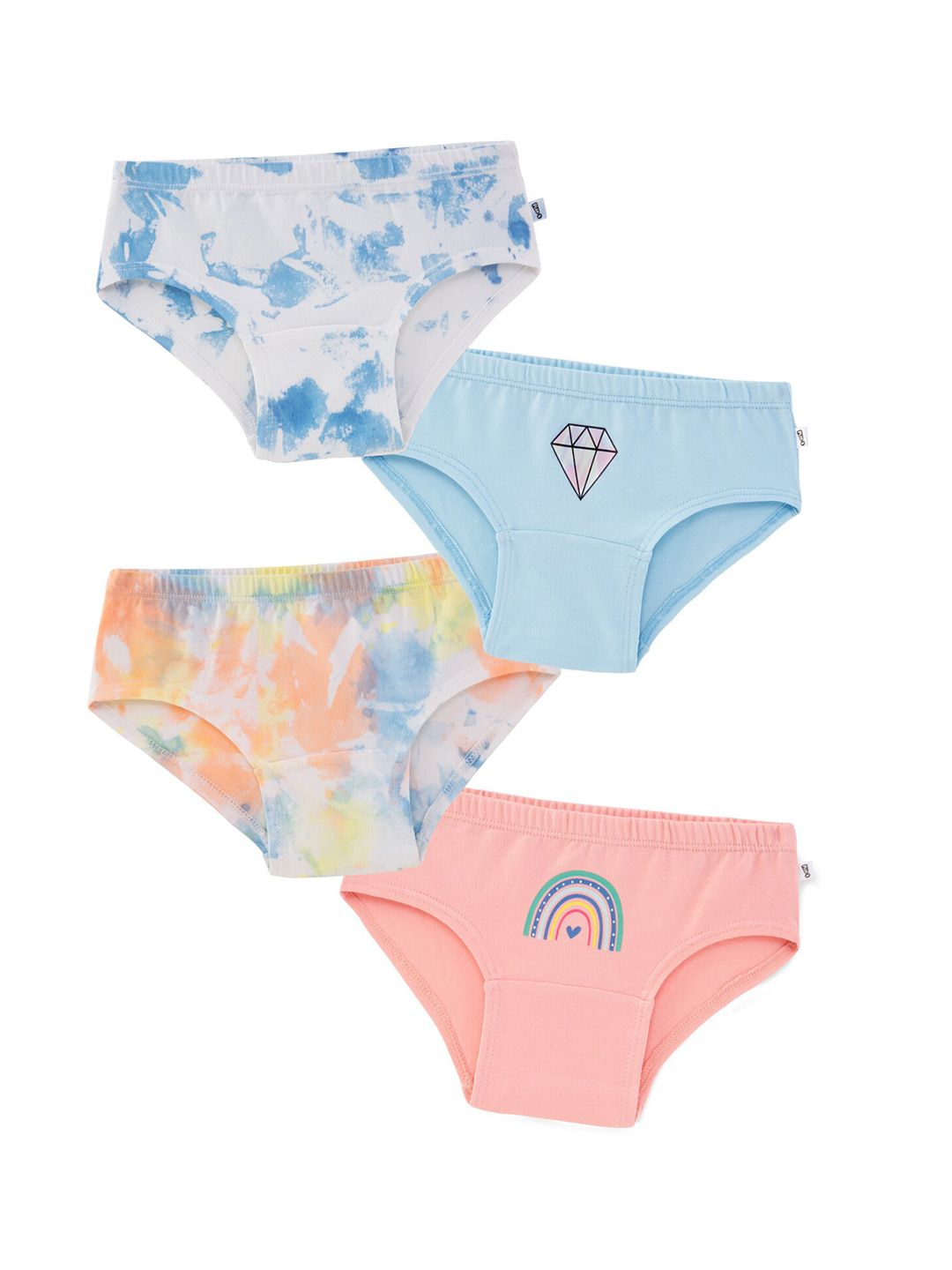 You Got Plan B Girls Pack Of 4 Anti-Bacterial Hipster Briefs