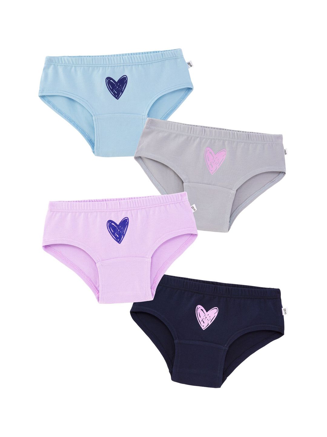 You Got Plan B Girls Pack Of 4 Hipster Briefs