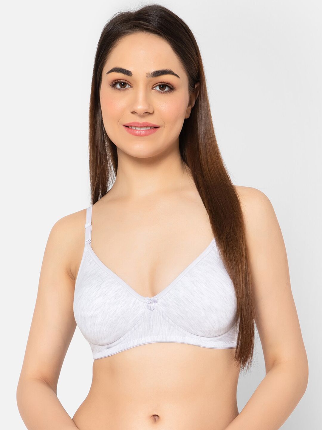Clovia Lightly Padded Cotton T-shirt Bra