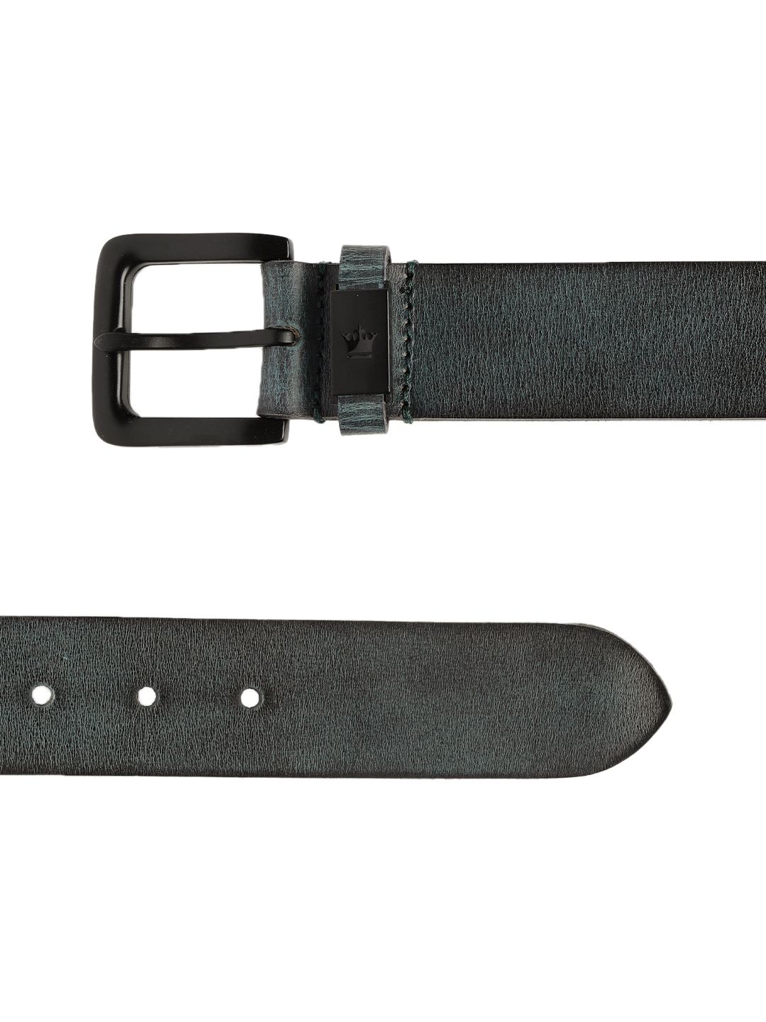 LOUIS PHILIPPE Men Formal Black Genuine Leather Belt Black - Price