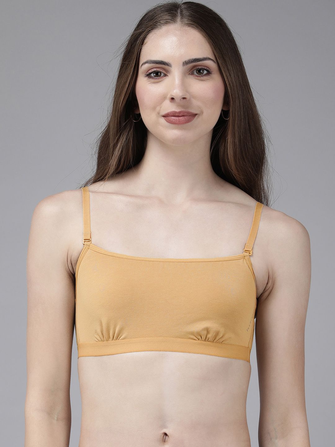 Van Heusen Women Candied Ginger Solid Non Padded Wireless Bralette