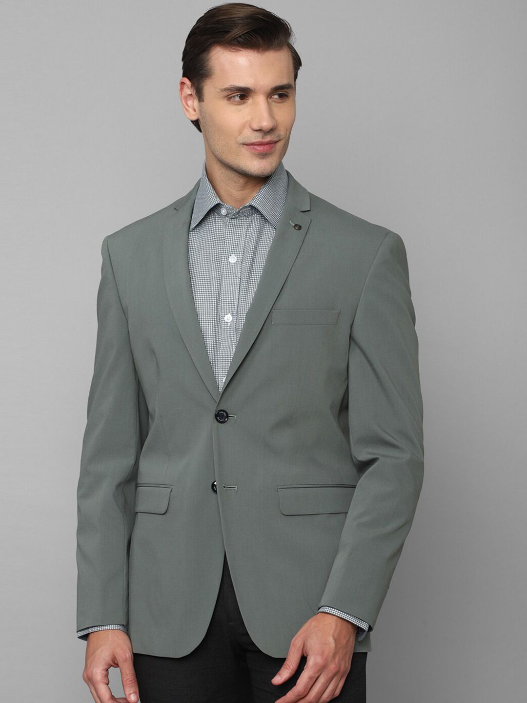 Allen Solly Men Single-Breasted Slim-Fit Formal Blazer-picture-14